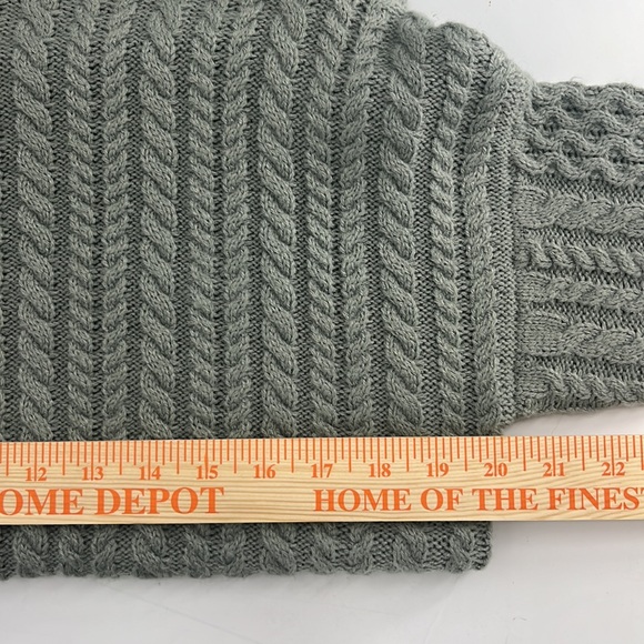 Elliatt Pleasure Cable Knit Turtleneck Sweater Dress - Picture 6 of 10